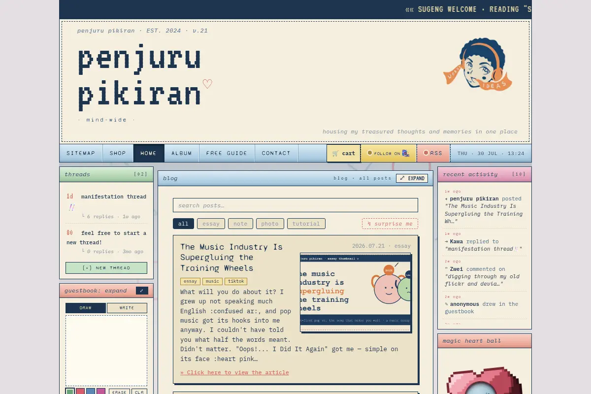 penjuru pikiran · mind-wide
