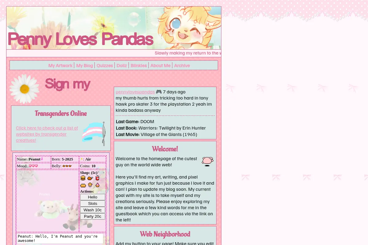 Penny Loves Pandas