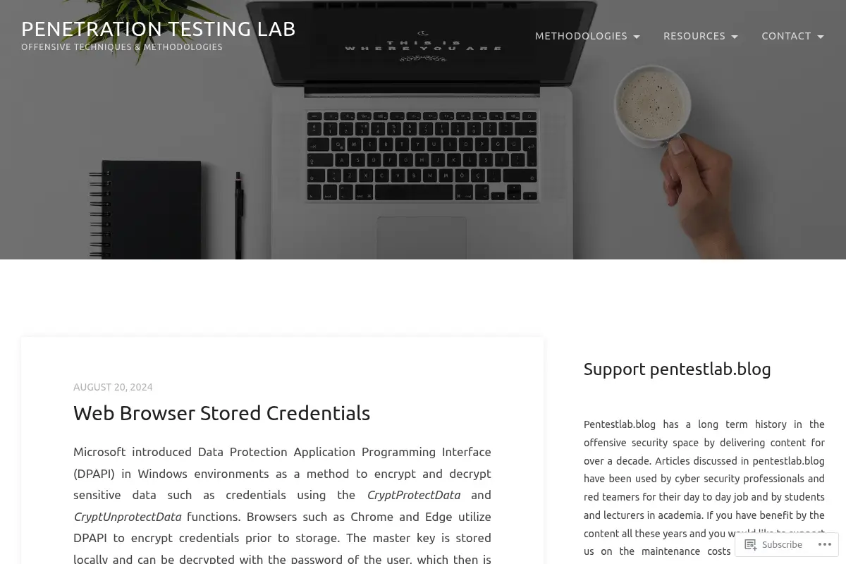 Penetration Testing Lab