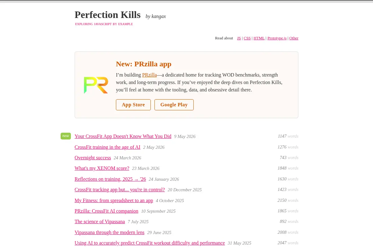 Perfection Kills