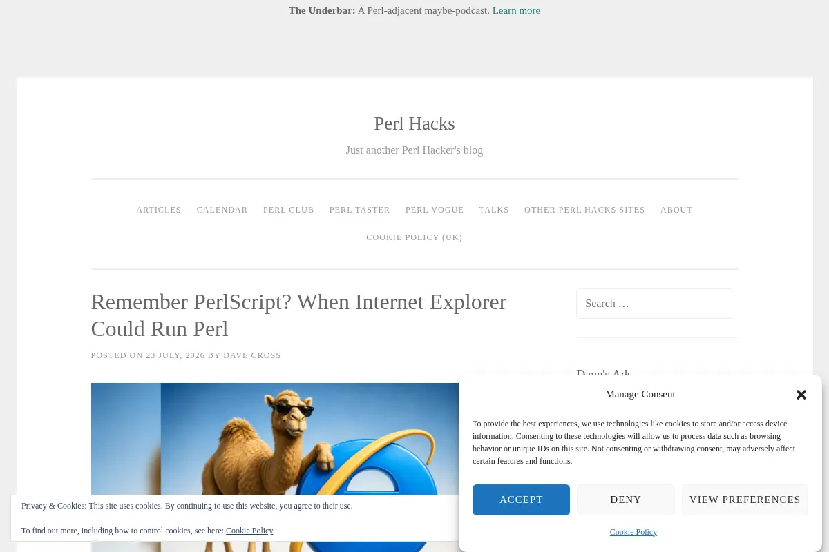 Perl Hacks