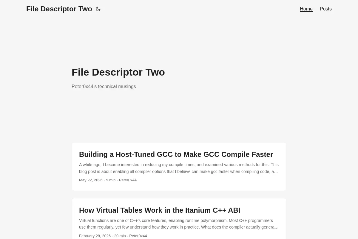 File Descriptor Two