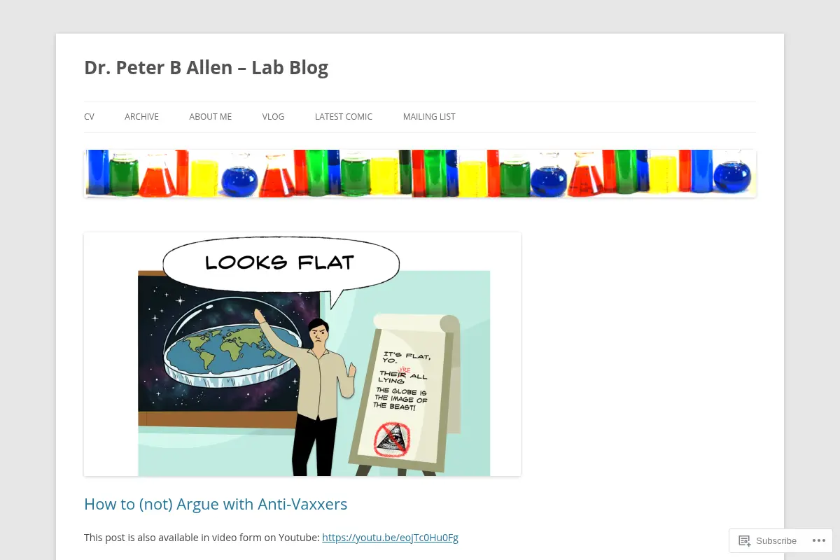 Dr. Peter B Allen – Lab Blog