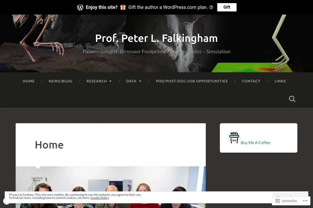 Prof. Peter L. Falkingham – Palaeontologist: Dinosaur Footprints – Biomechanics – Simulation