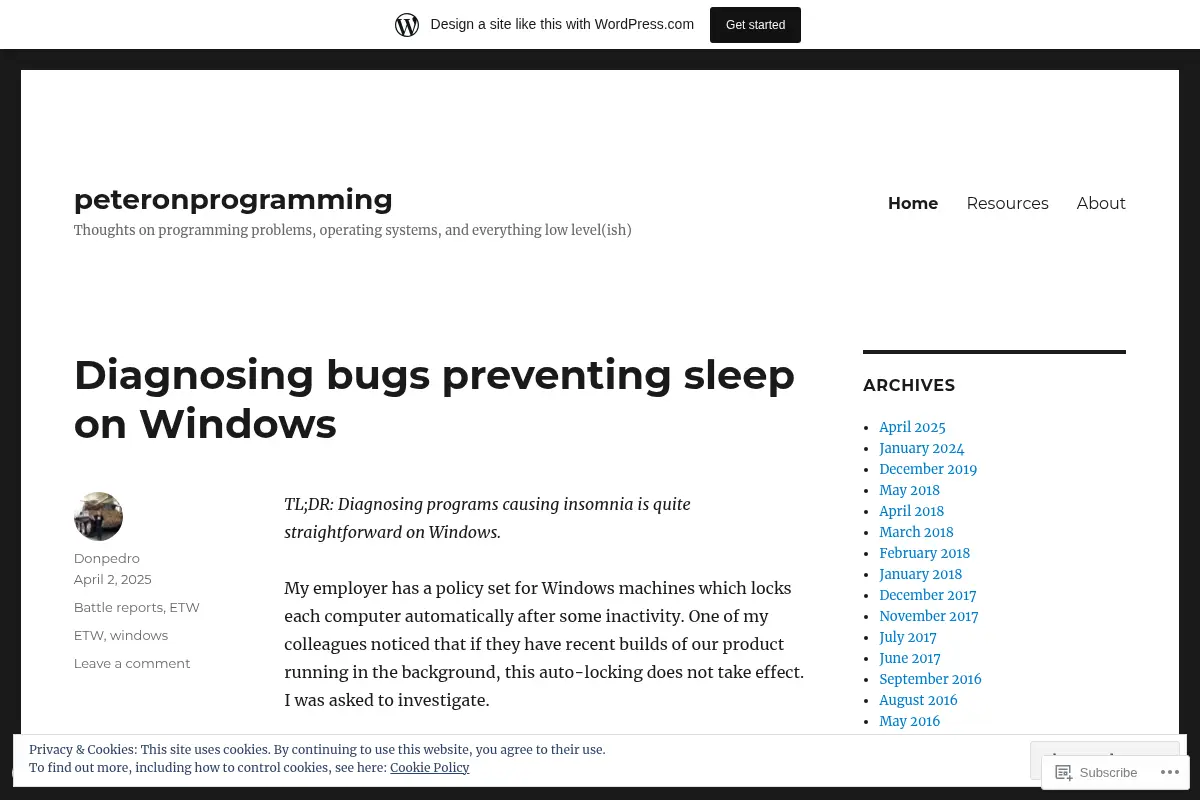 peteronprogramming