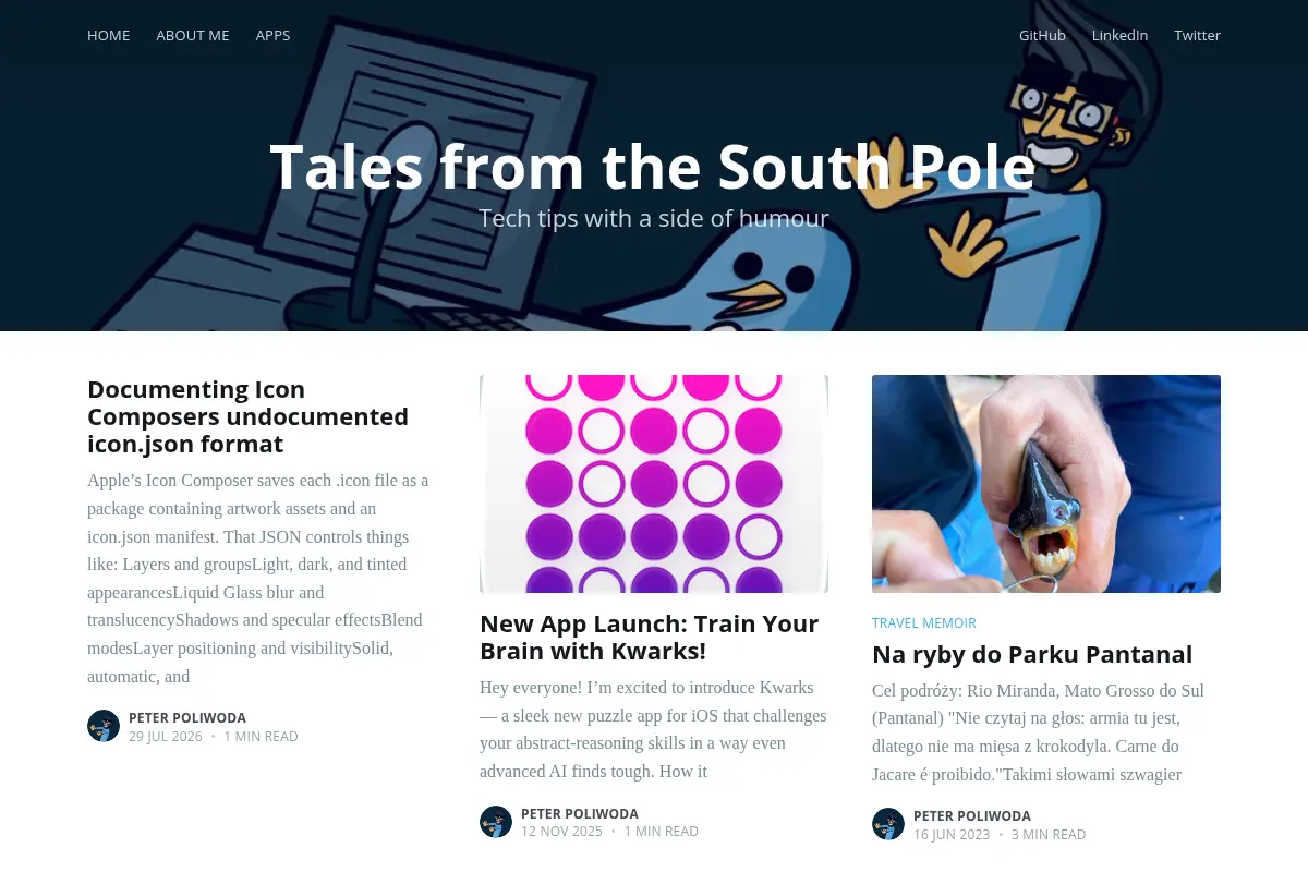 Tales from the South Pole