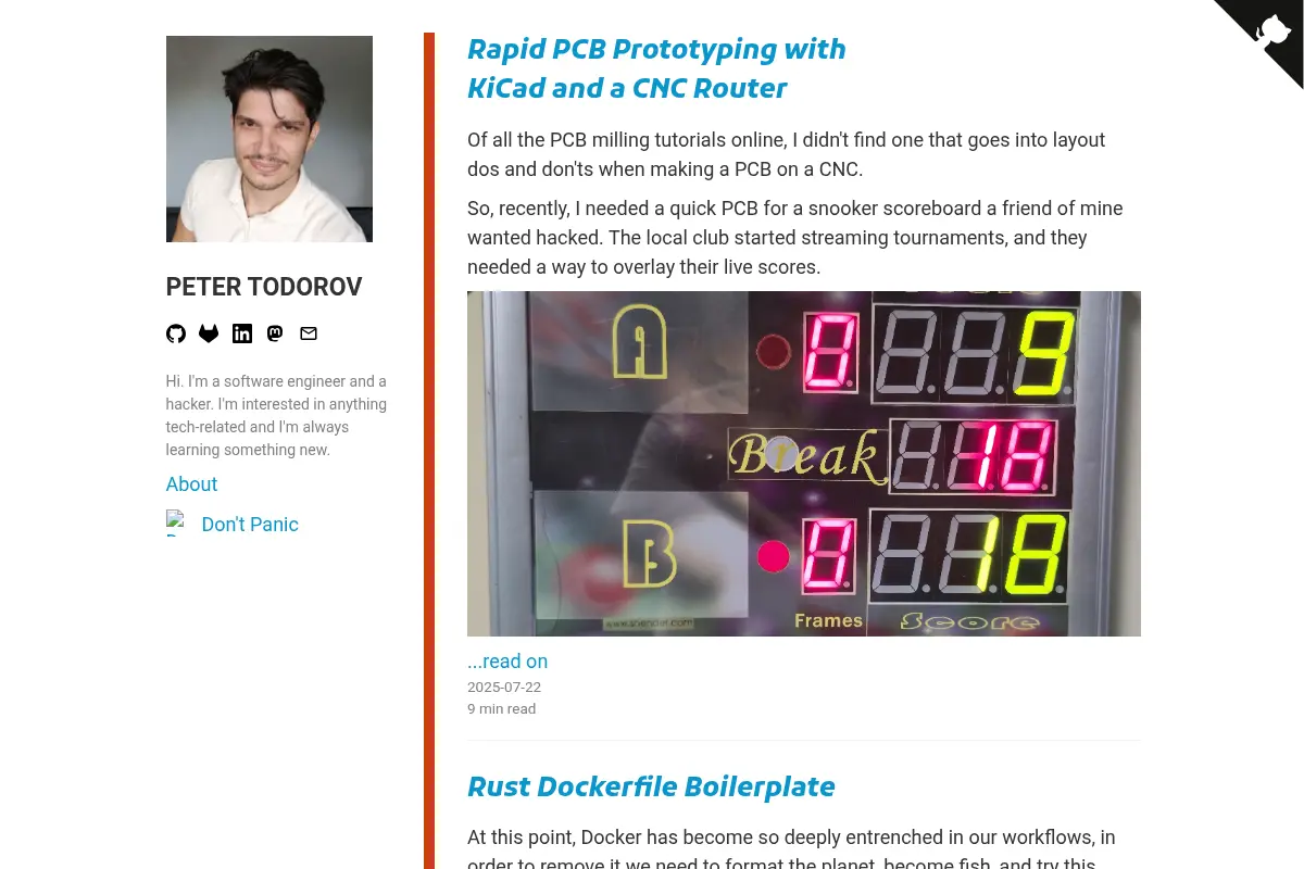 Peter Todorov's Blog
