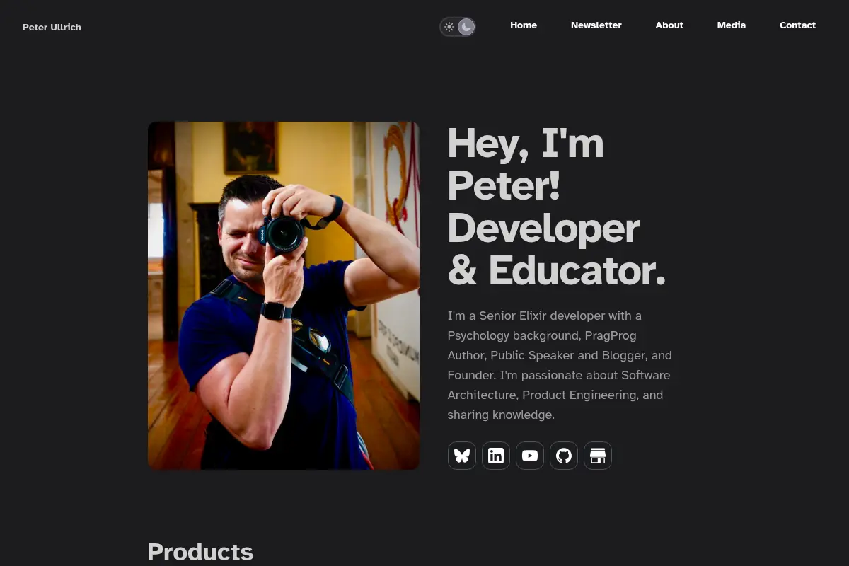 Peter Ullrich - Elixir Developer and Educator