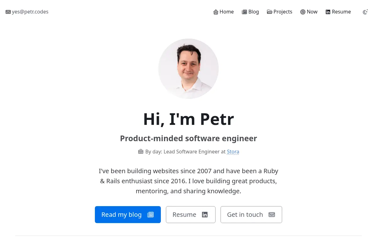 Petr Hlavicka: Product-minded software engineer