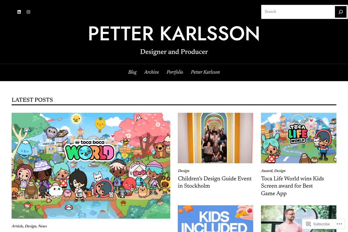 Petter Karlsson – Under the influence of play and participation