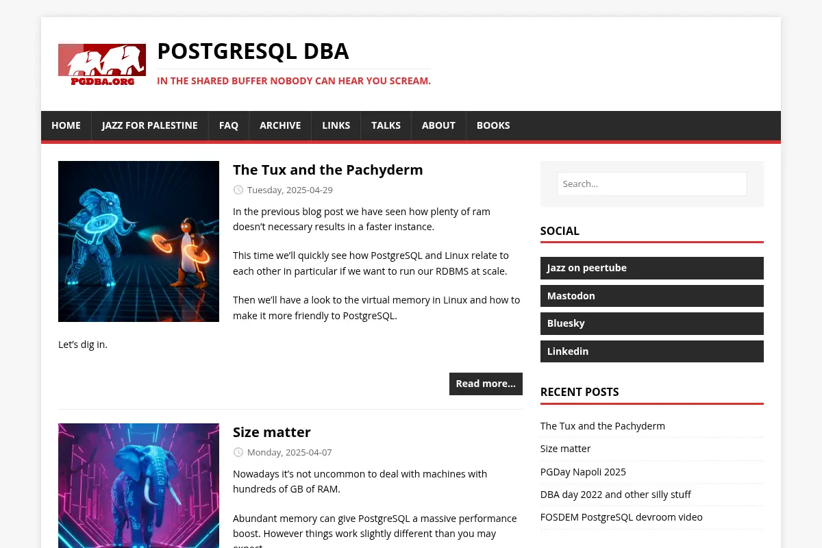 PostgreSQL DBA