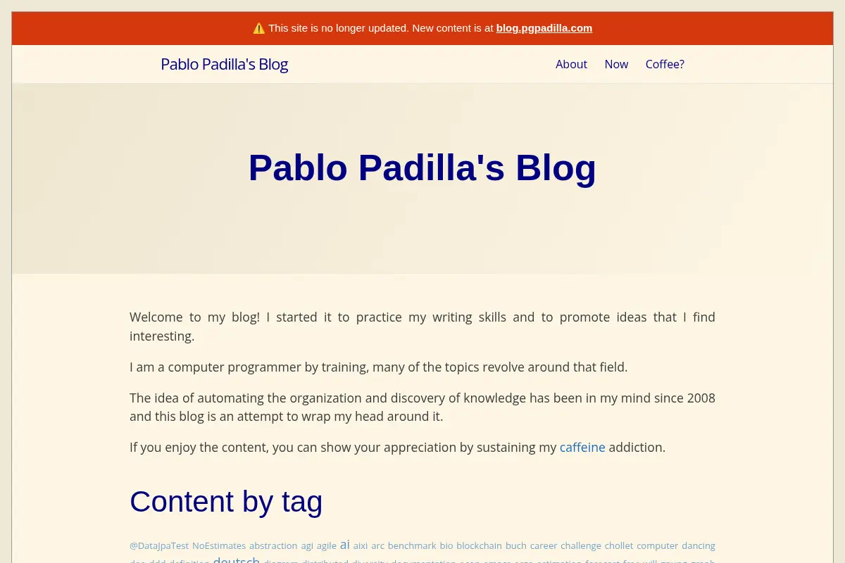 Pablo Padilla's Blog
