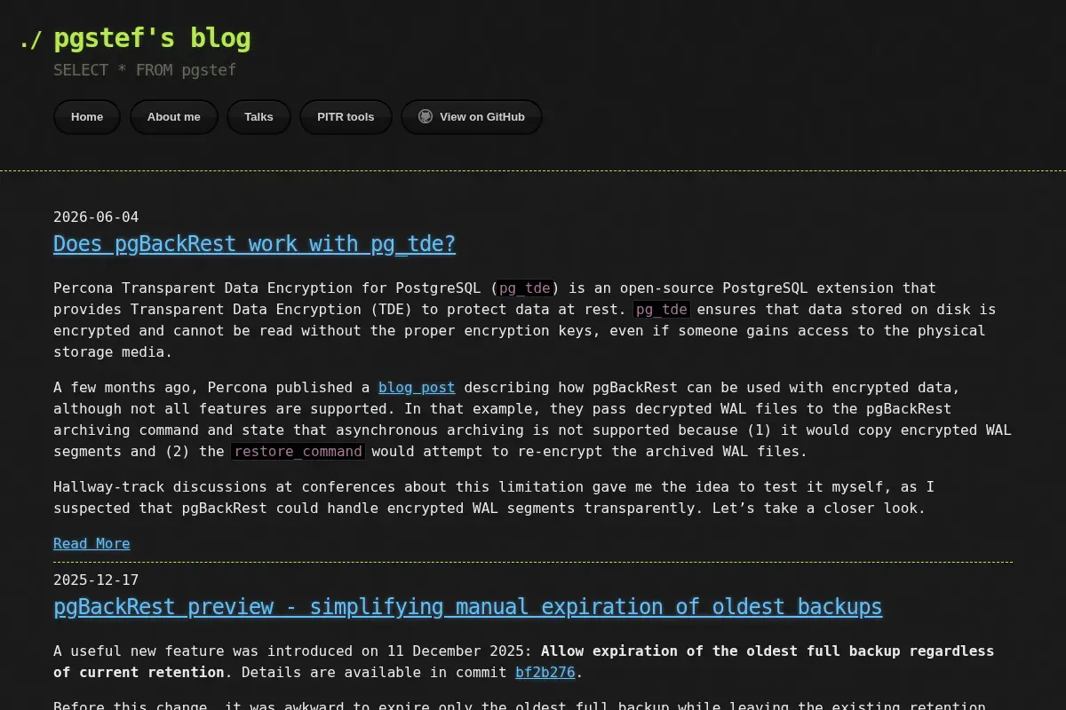 pgstef’s blog