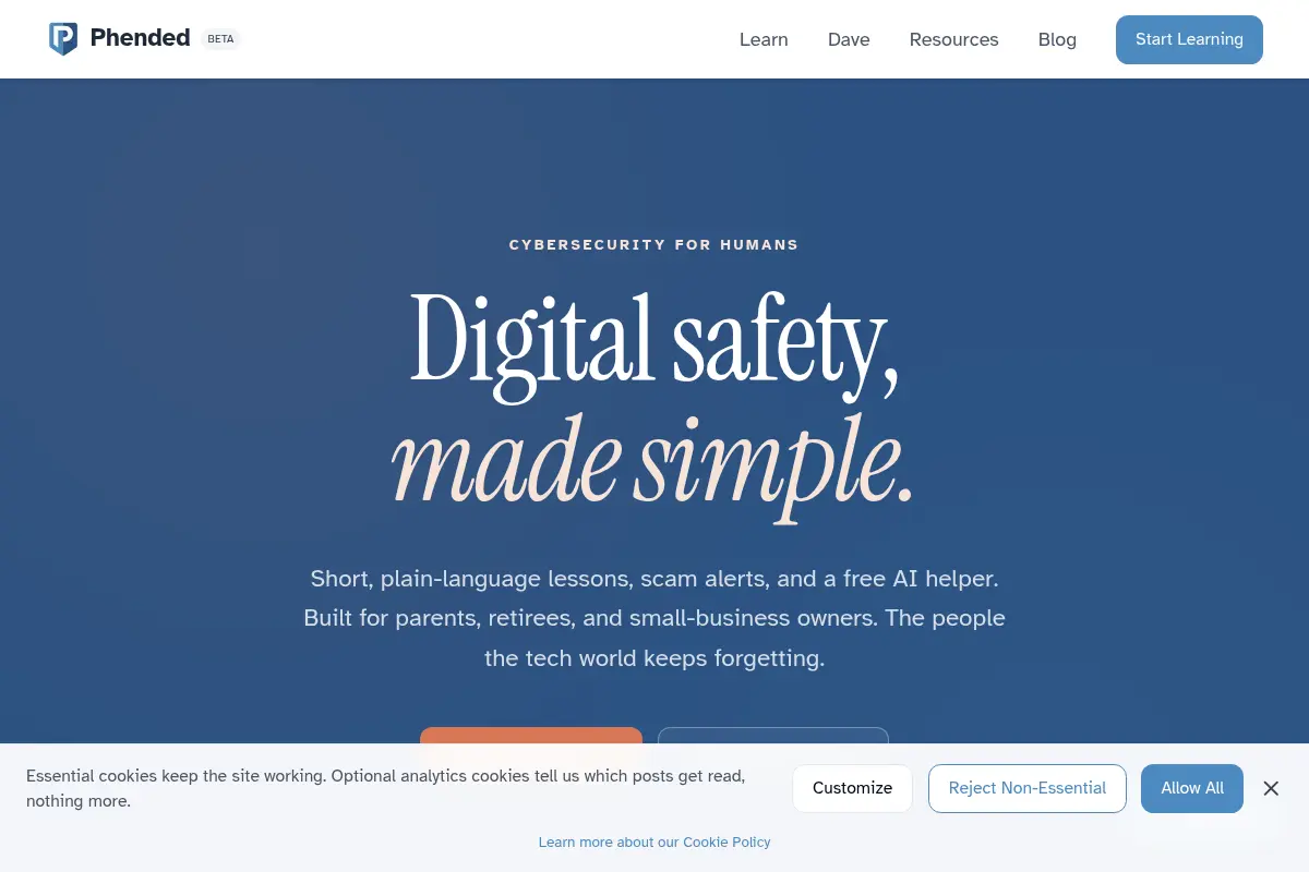 Phended: Simple Defensive Cybersecurity Education