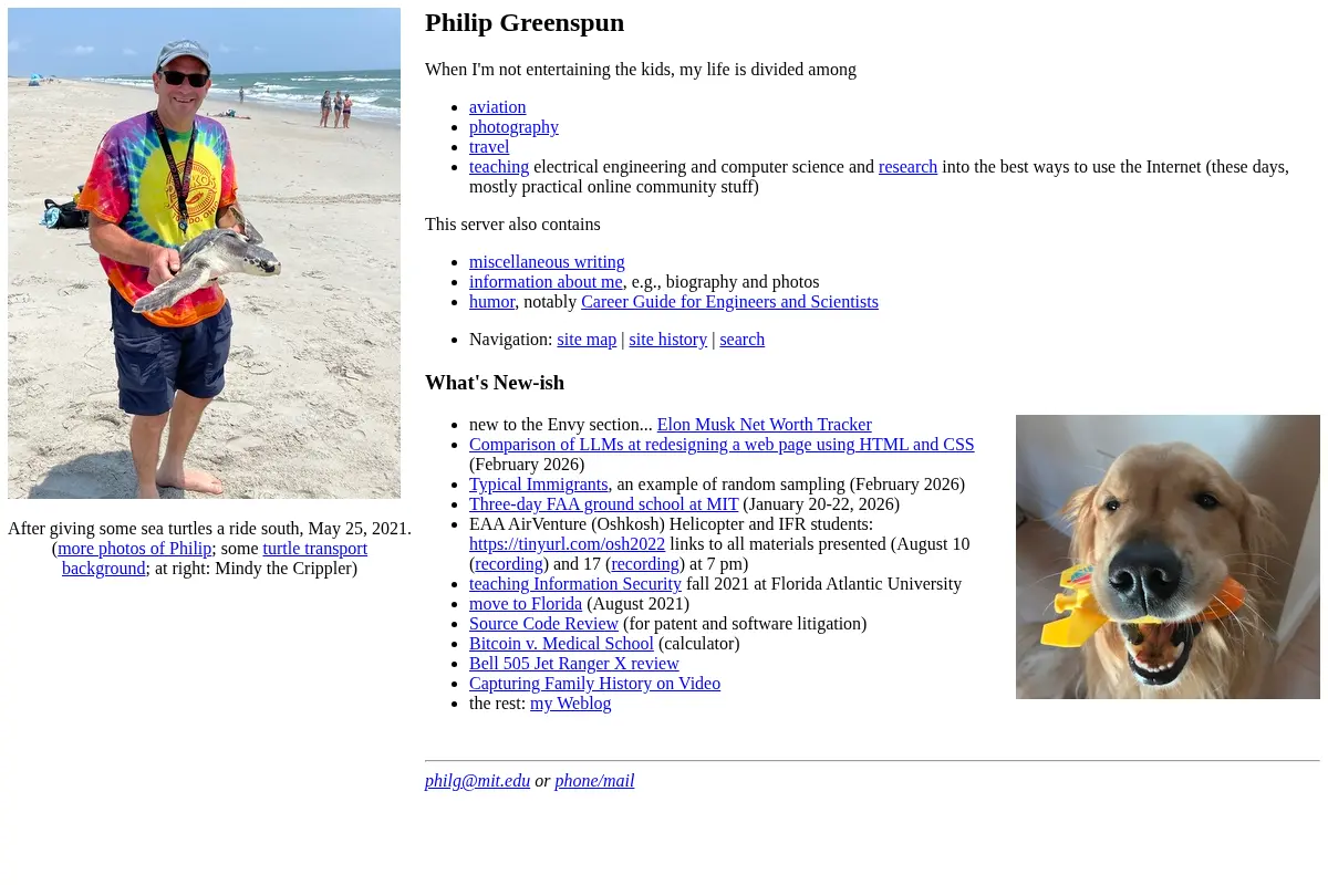 Philip Greenspun's home page