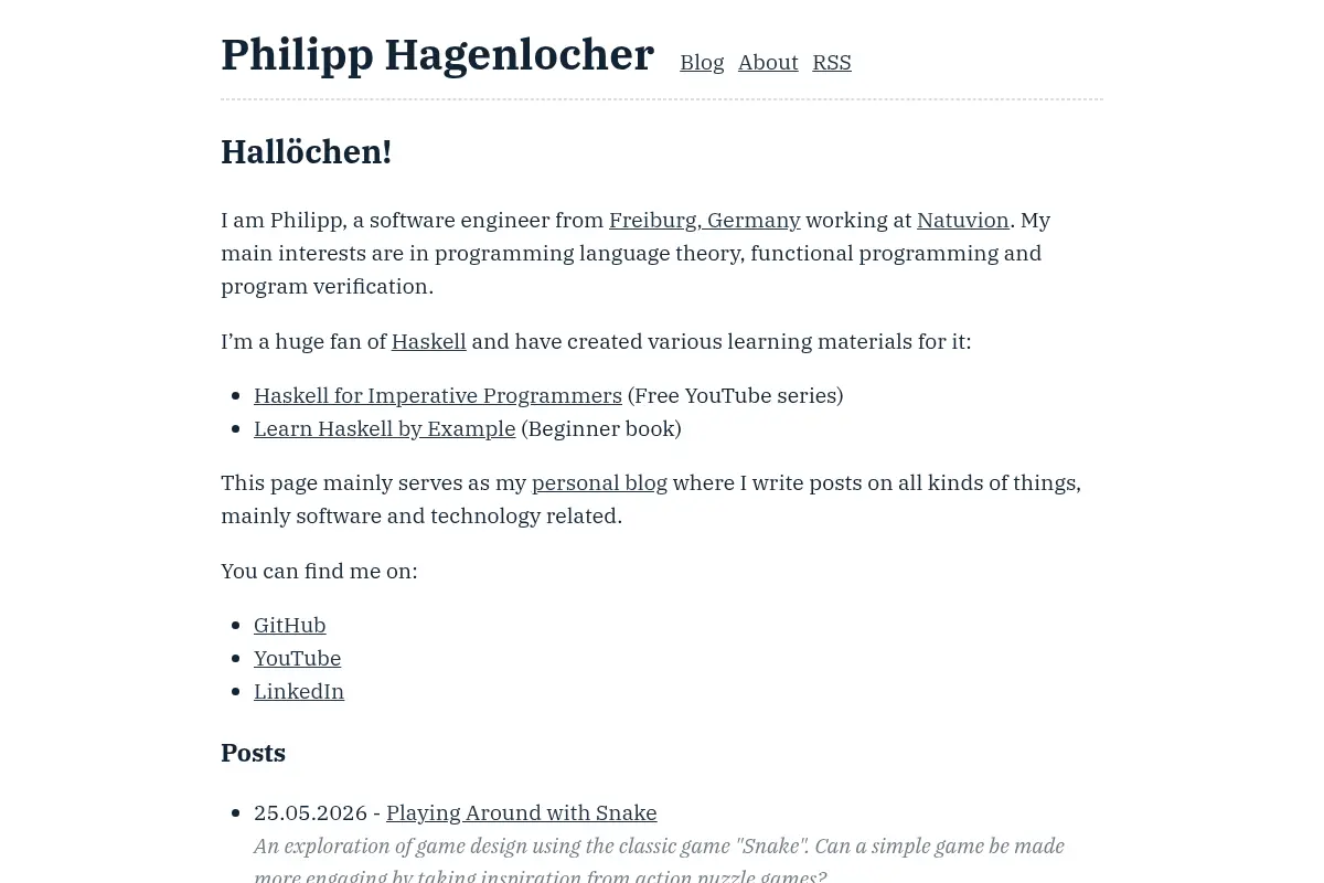 Hallöchen!