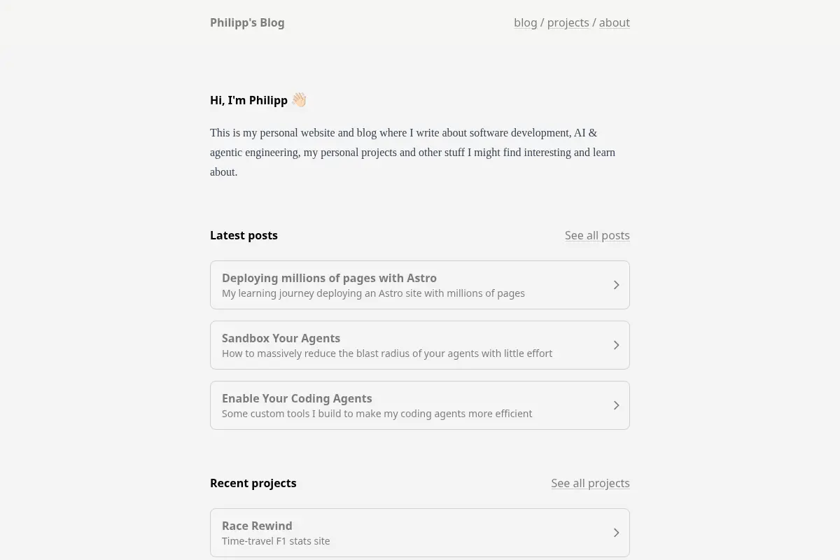 Philipp's Blog