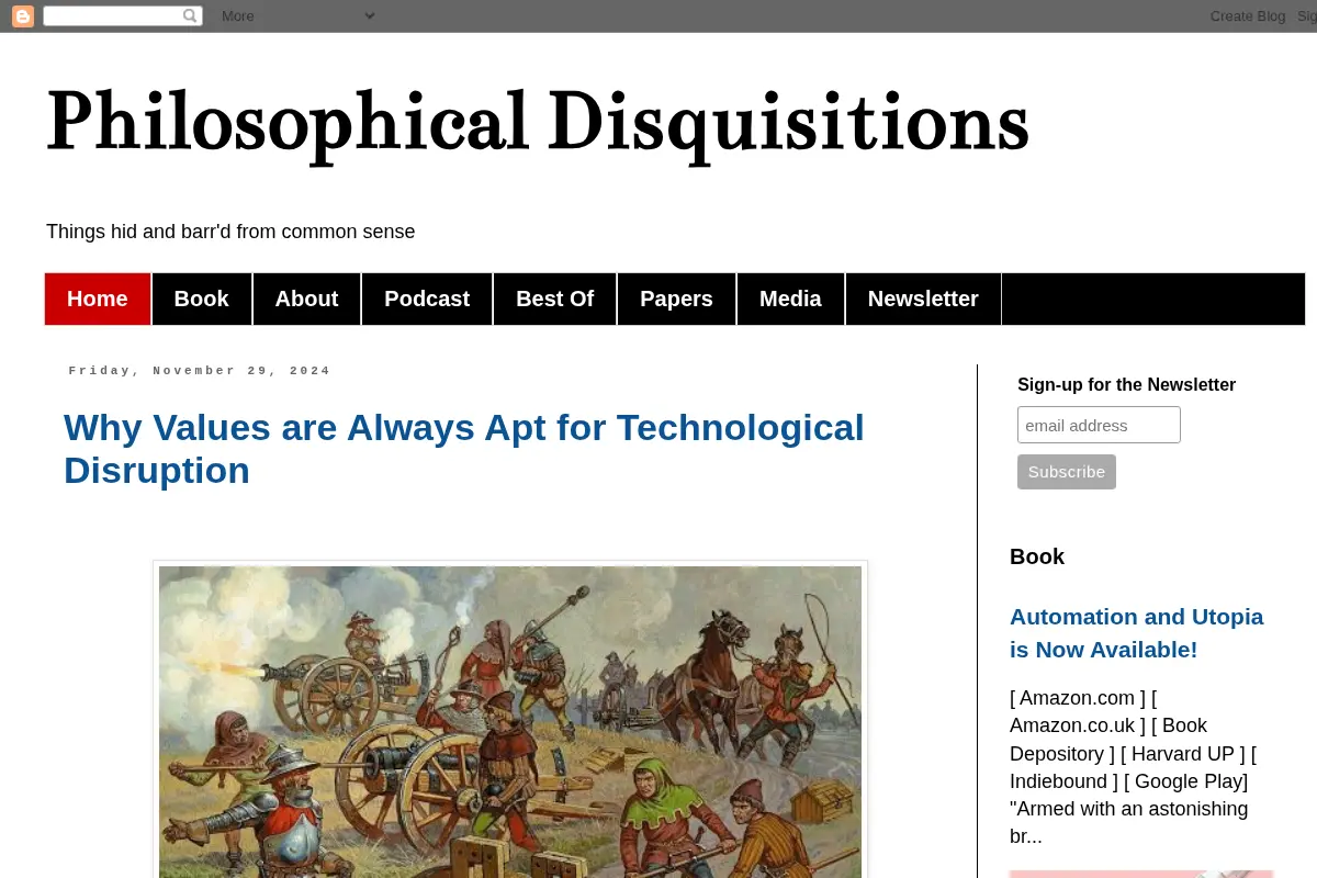 Philosophical Disquisitions