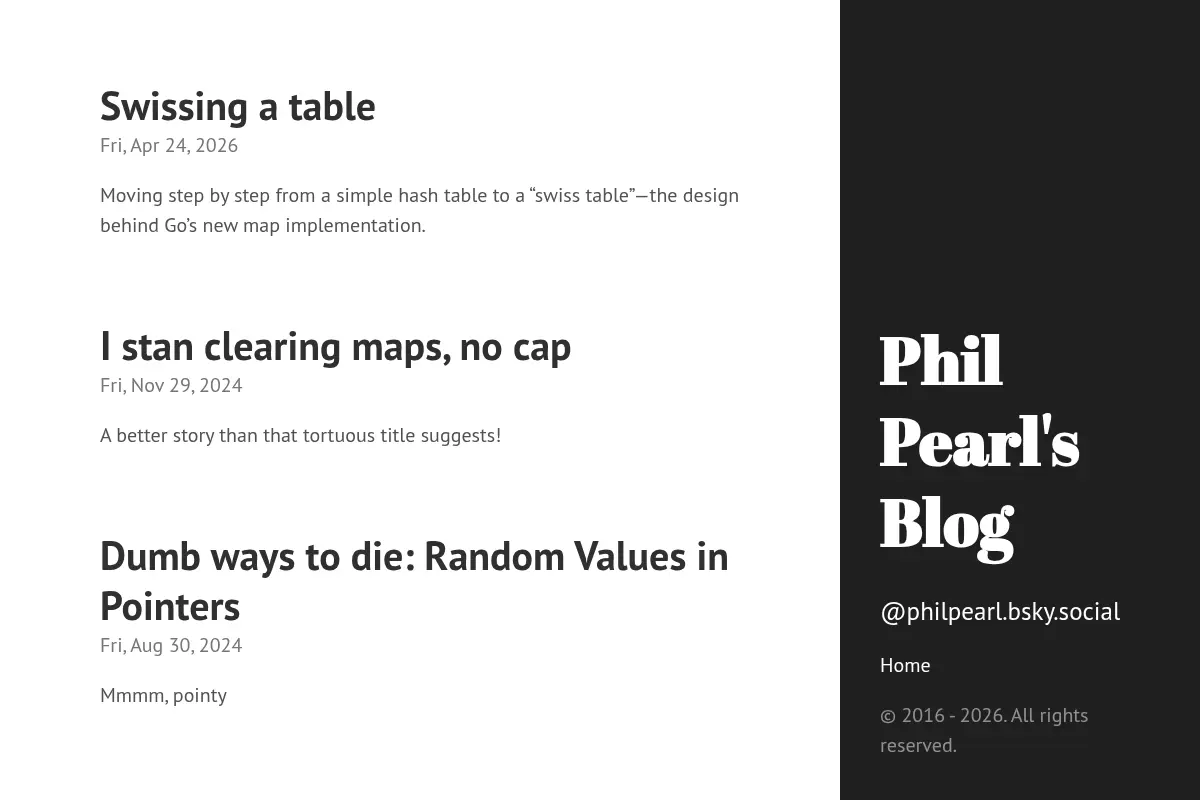 Phil Pearl's Blog
