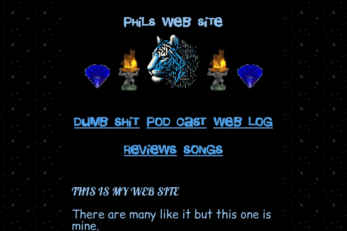 Phil's Web Site