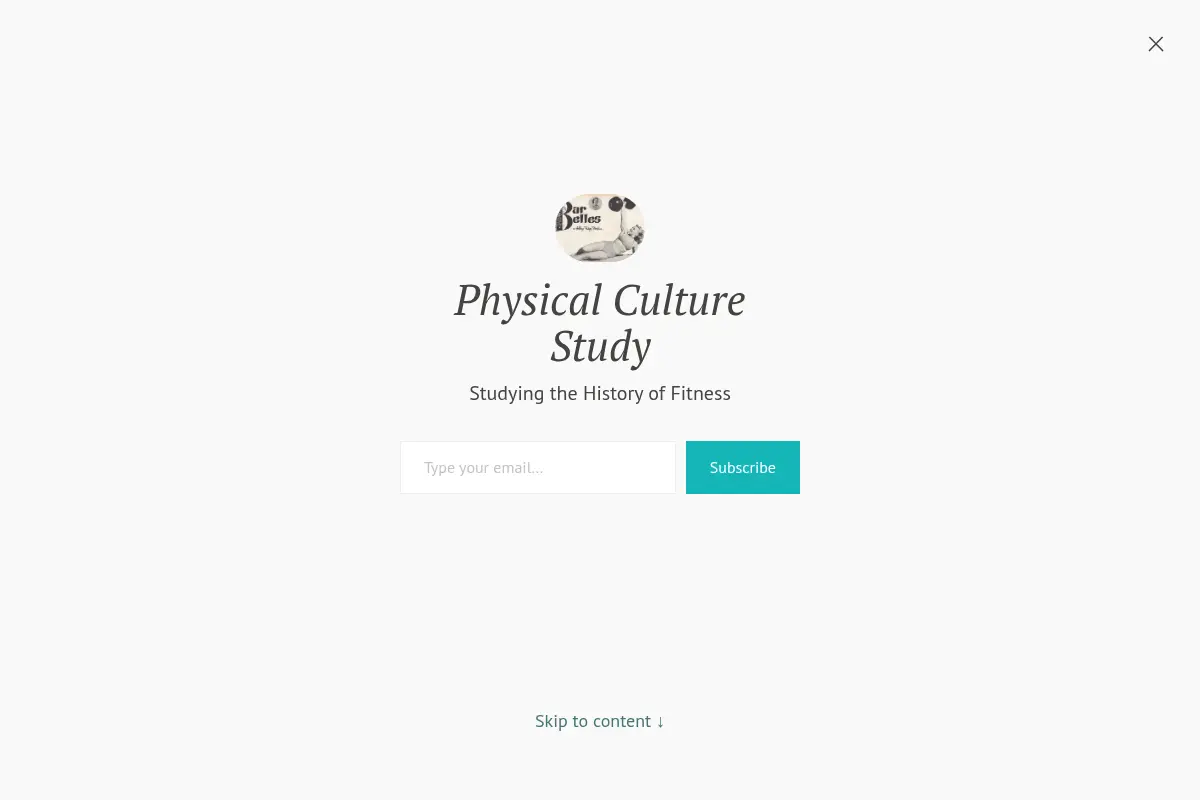 Physical Culture Study