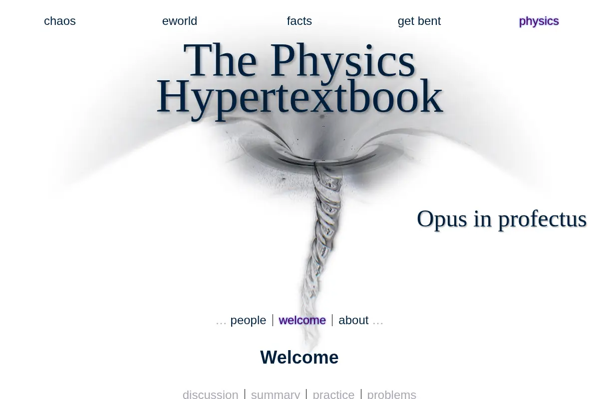 The Physics Hypertextbook