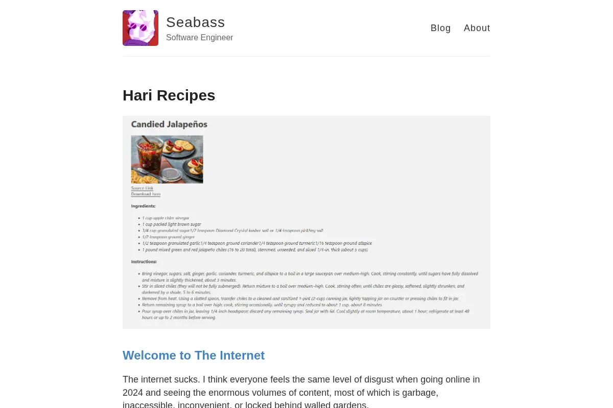 Seabass – Software Engineer