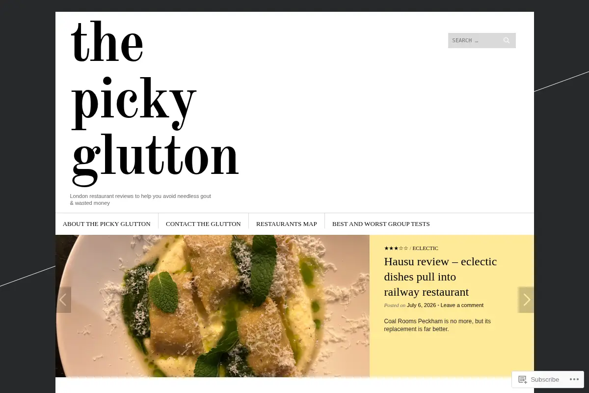 The Picky Glutton