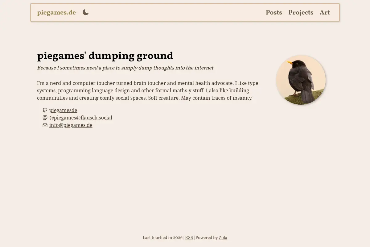 piegames.de - personal dumping ground
