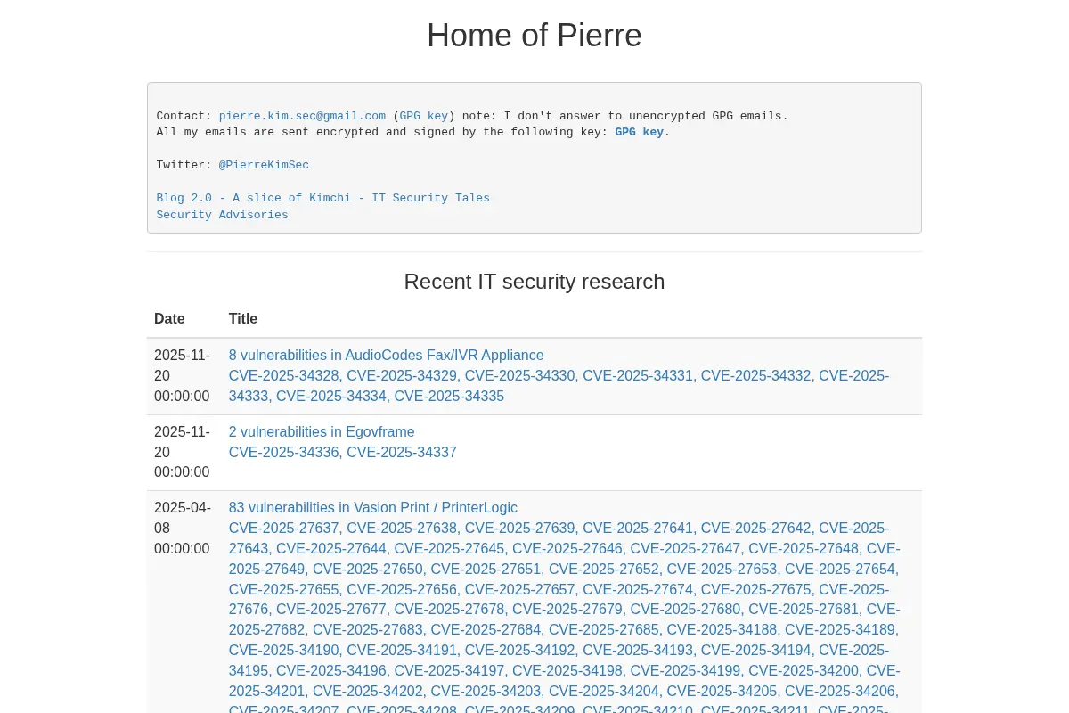 Home of Pierre