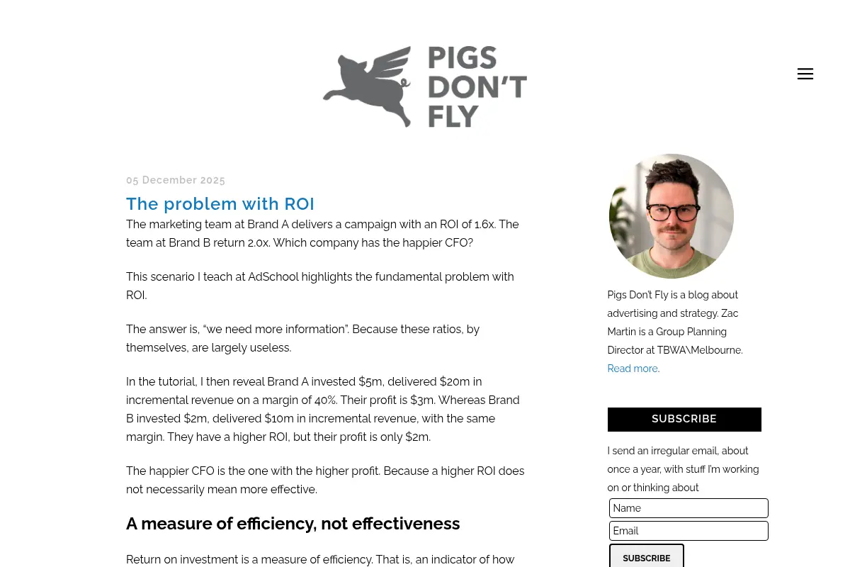 Pigs Don't Fly by Zac Martin