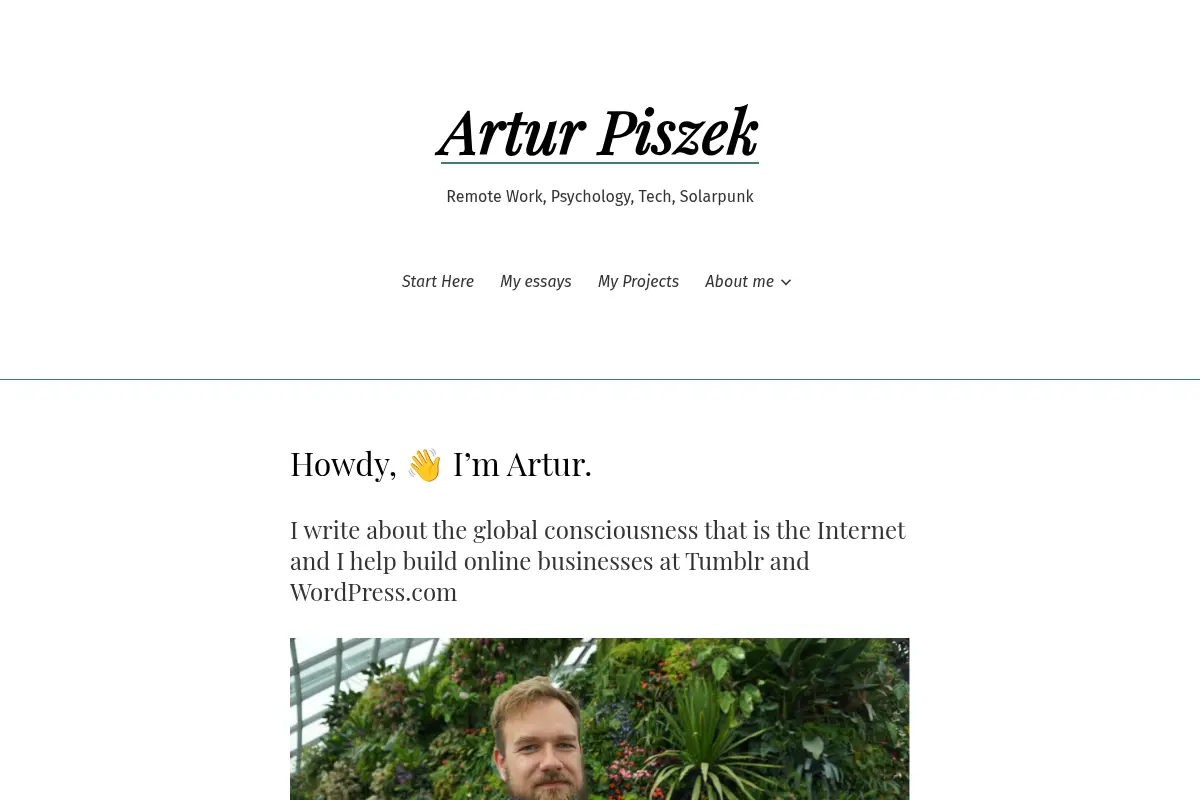 Artur Piszek - Howdy, I'm Artur.