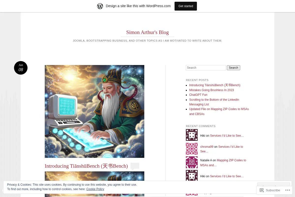 Simon Arthur's Blog