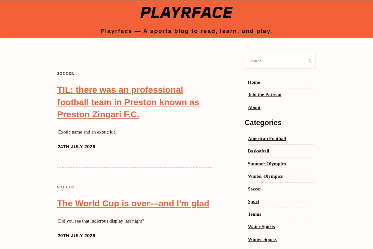 Playrface