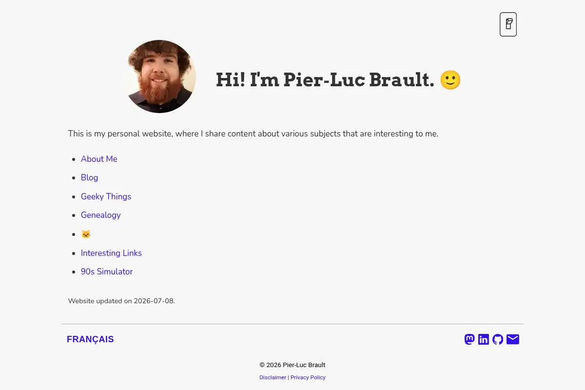 Pier-Luc Brault - Personal Website