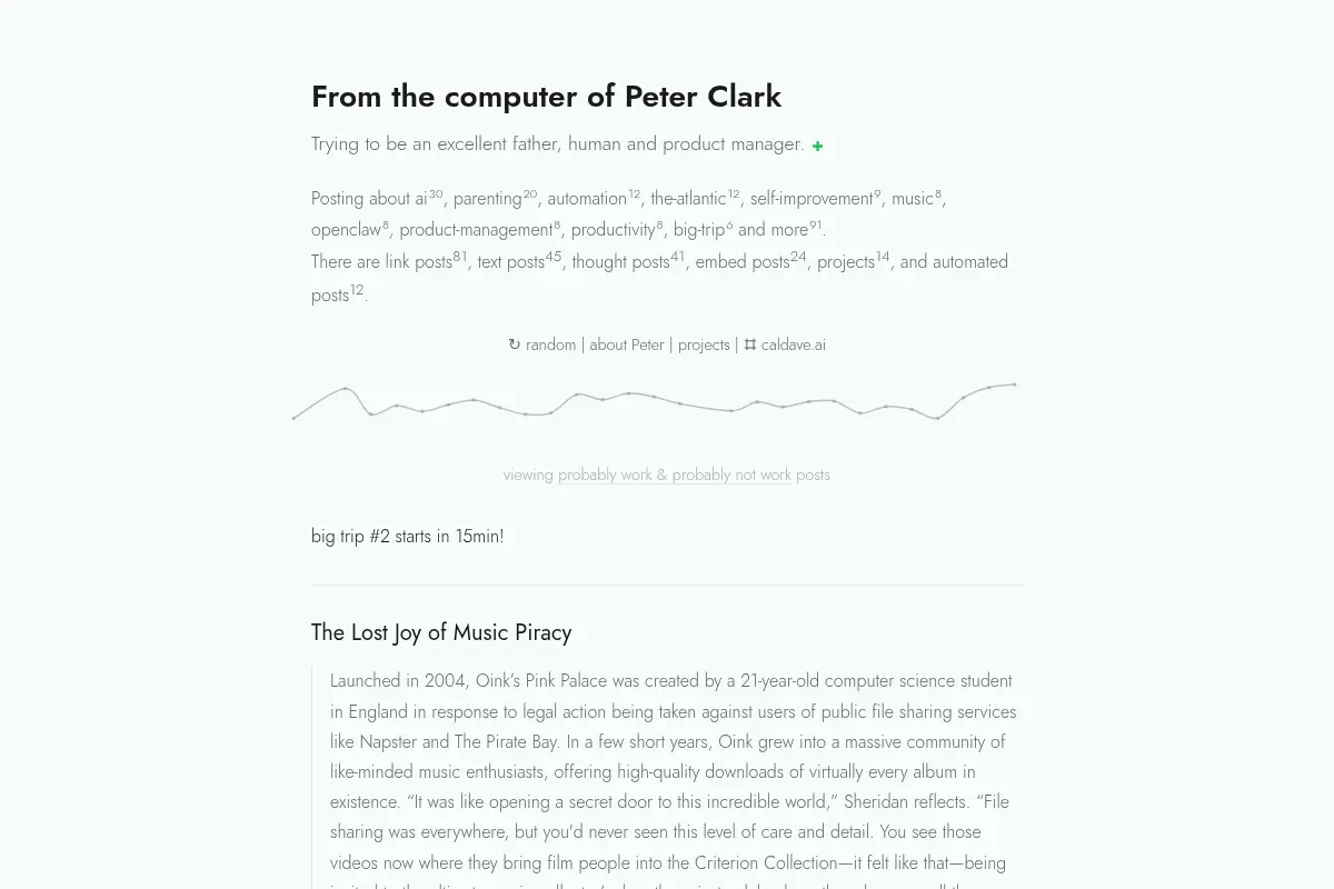 From the computer of Peter Clark