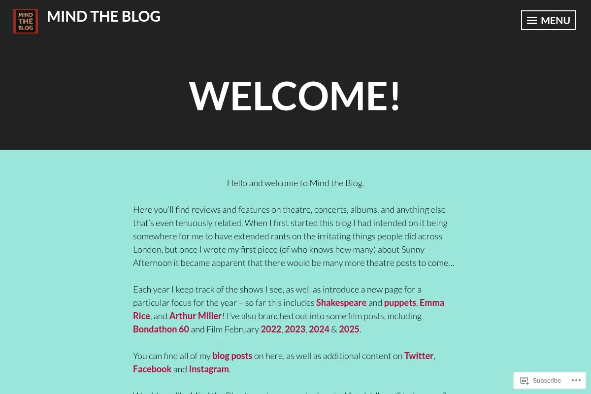 Mind the blog