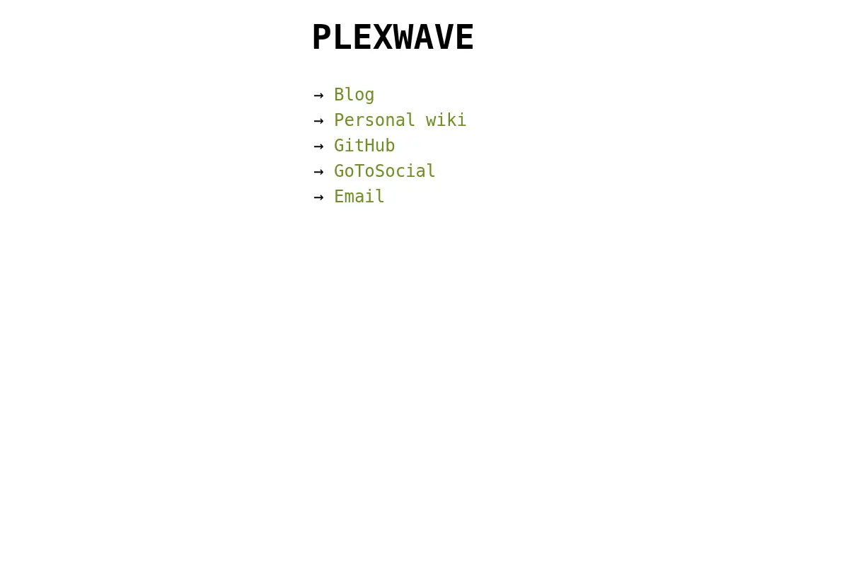 Plexwave