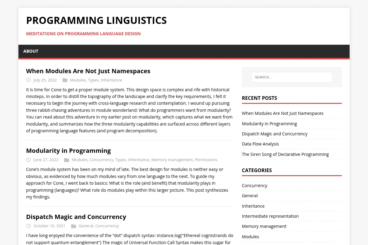 Programming Linguistics