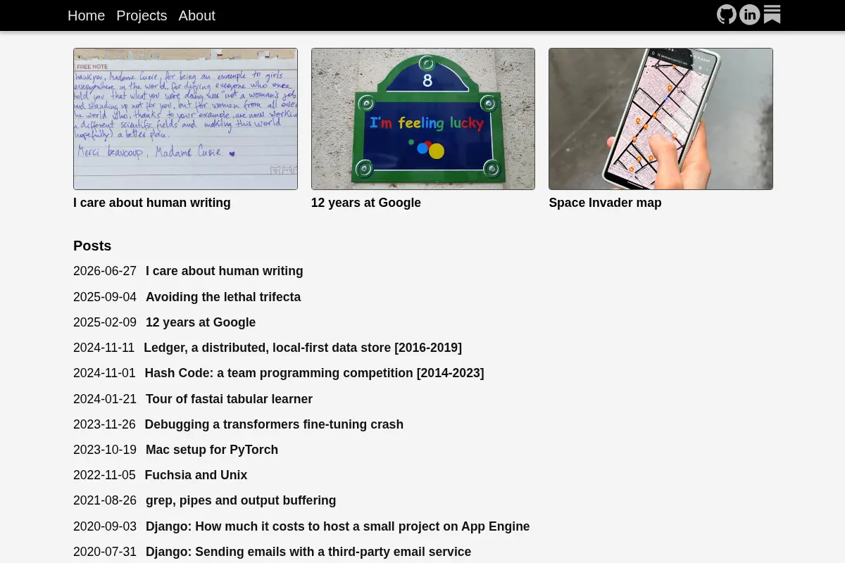 Project Note