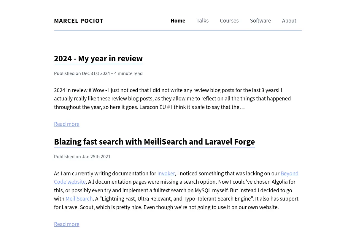 Marcel Pociot's Blog