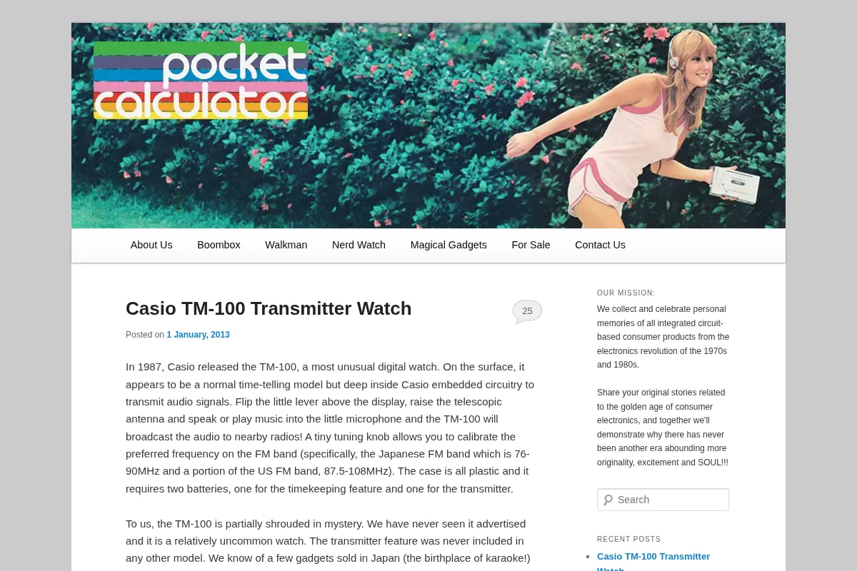 Vintage Electronics Have Soul – The Pocket Calculator Show Website