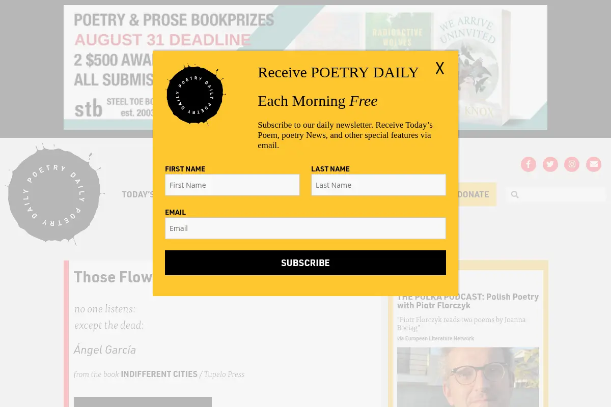 Poetry Daily