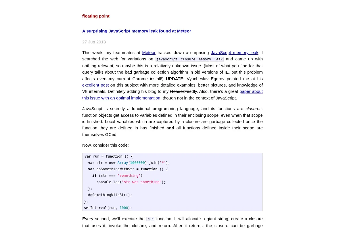 floating point