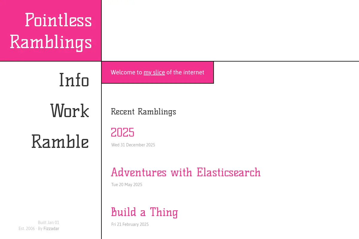 Pointless Ramblings