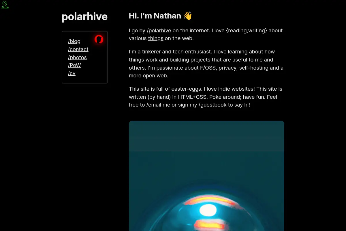 polarhive's internet home