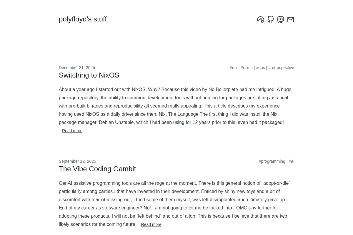 polyfloyd's stuff