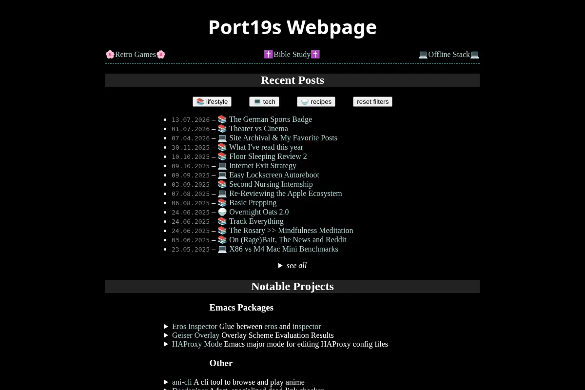 Port19s Webpage