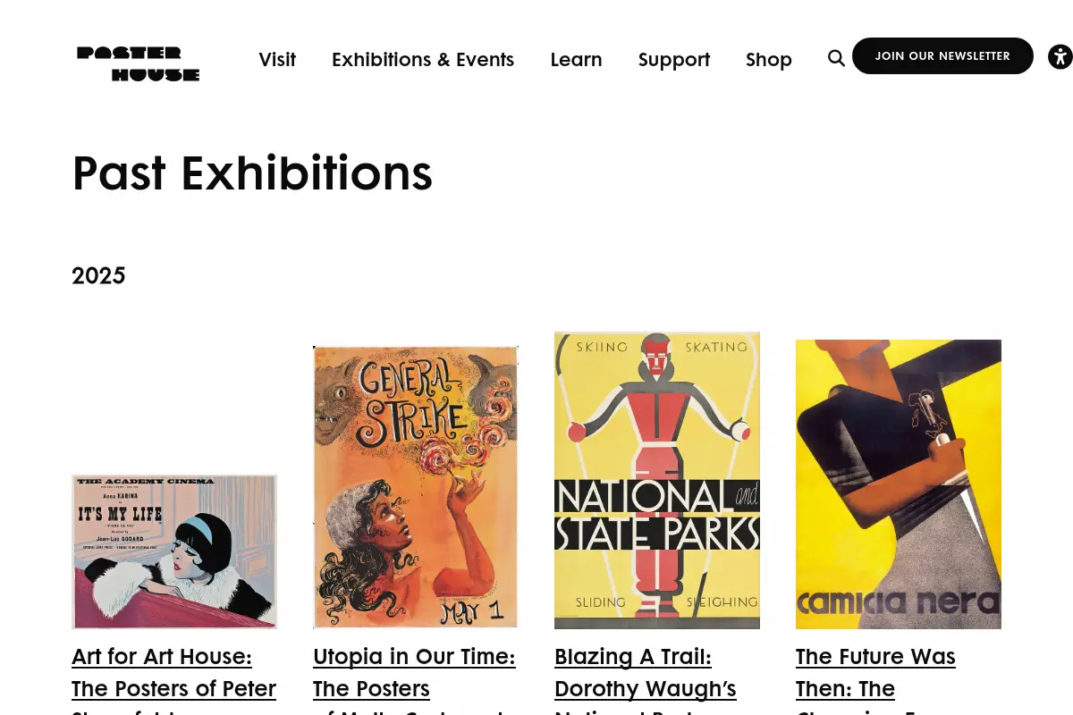 Poster House Exhibition Archive