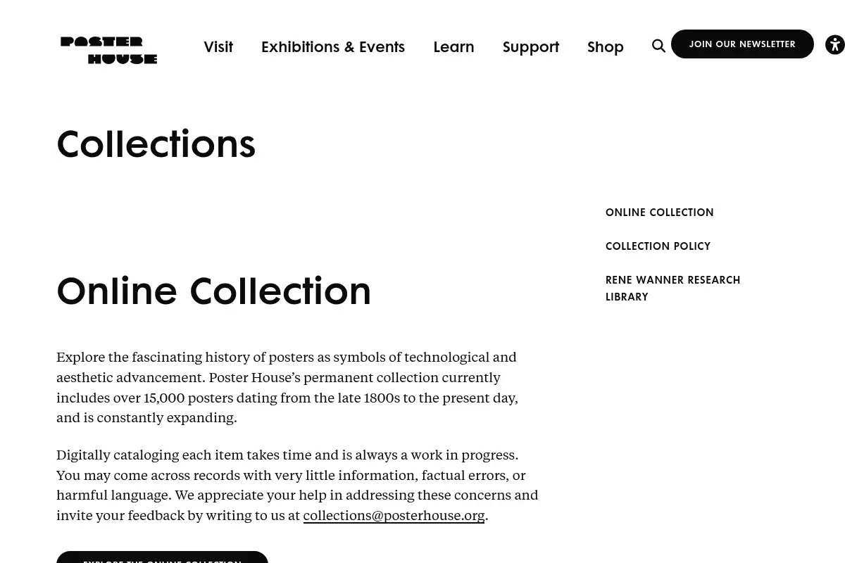Poster House Collections